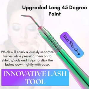 Vente en gros de peigne séparateur de cils végétalien en acier inoxydable de marque privée pour la beauté durable du lifting professionnel des cils - Product Image 3