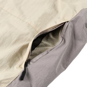 Vestes coupe-vent streetwear avec logo personnalisé pour hommes, doublure en maille, support en tissu nylon respirant brodé anorak XL - Product Image 5