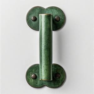 Aura Grip Poignée de porte Bar de luxe Vintage en laiton massif Poignée de porte antique avec gravure florale élégante pour décoration intérieure classique - Product Image 4