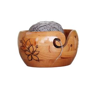 Best Selling Medieval Wooden Yarn <b>Bowl</b> Hand Made Wooden Yarn <b>Bowl</b> for <b>Knitting</b> and Crochet From Indian Exporter - Product Image 2