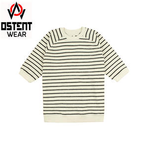 Sudadera térmica de algodón liso hecha a medida al por mayor sin capucha y hombros caídos, sudadera informal con logotipo personalizado para hombre - Product Image 2