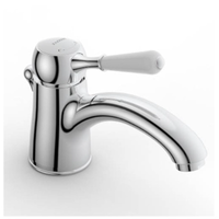 Robinet de lavabo élégant en laiton italien à trou unique, modèles haut de gamme, avec cartouche de qualité supérieure et finition brossée
