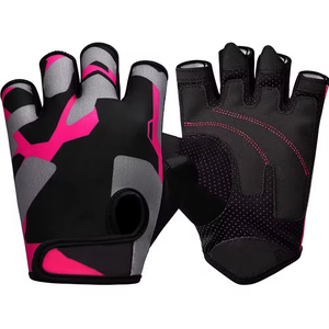 Guantes profesionales de levantamiento de pesas para gimnasio para entrenamiento de fuerza CrossFit acolchado antideslizante transpirable muñequera guantes para hombres - Product Image 6
