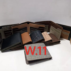 Cartera de Cuero Genuino de Lujo para Hombre con Logotipo Personalizado, Cierre de Cremallera Larga de Alta Calidad, Portátil con Gran Capacidad W.11 - Product Image 1