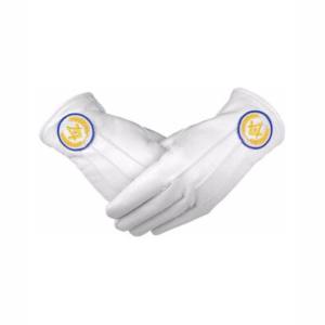 Masonic Gloves Manufacturer Masonic Gloves High Quality Embroidered White 100% Cotton Hand Made Masonic Gloves - Product Image 6