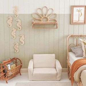 ตกแต่งธรรมชาติดอกไม้รูปชั้นวางจอแสดงผลหวายหวายตกแต่งชั้นวางสำหรับร้านค้าปลีก - Product Image 6