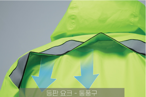 [TBUC Safety] Vêtements de travail unisexes de marque coréenne OEM/ODM TBS-5003, combinaison de travail, veste de sécurité haute visibilité, rembourrée, coupe-vent, imperméable - Product Image 4