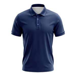 Polo pour homme 100% polyester respirant, séchage rapide, évacuation de l'humidité, tissu tricoté brodé, personnalisable OEM ODM, vente en gros - Product Image 1