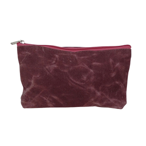 Bijoux en toile de coton biologique recyclé conçu sur mesure sac à cosmétiques fil pour femmes fermeture ouverte accessoire de mode personnalisé - Product Image 3