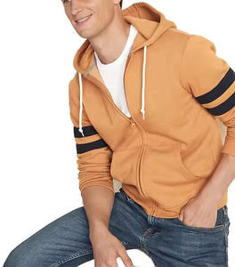 Pull à capuche coupe-vent chaud et respirant pour hommes, polyester/coton épais, doublé polaire, confortable et doux pour les activités de plein air en hiver - Product Image 2