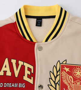 Veste universitaire unisexe avec logo brodé personnalisé, nom de l'équipe, numéro, vêtements d'extérieur rétro, broderie personnalisée, vêtements d'équipe scolaire - Product Image 3