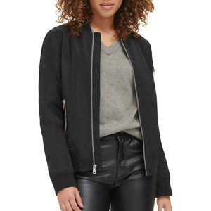 Chaqueta Bomber para Mujer, Servicio OEM, Tejido de Punto, Resistente al Viento, Cálida, Transpirable, Mangas Largas, Corte Holgado, Algodón Ecológico - Product Image 4