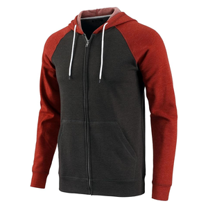 Sweat à capuche unisexe à fermeture éclair, effet délavé, en molleton 100% coton French Terry, style streetwear, ourlet brut, logo brodé, séchage rapide, respirant - Product Image 1