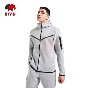 Vêtements de sport pour hommes, ensemble veste et pantalon, personnalisation de la marque, OEM ODM, vente en gros, fournisseur d'usine - Product Image 3