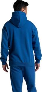 เสื้อสเวตเตอร์ผ้าฟลีซมีฮู้ดแบบรูดซิปสำหรับผู้ชายเสื้อผ้าแนวสตรีทโอเวอร์ไซส์ปล่อยไหล่แบบกำหนดเองใส่ให้ความอบอุ่นในฤดูหนาว - Product Image 2