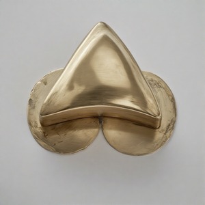 PrismCraft Designer Triangle Bouton de porte en zinc moulé Bouton de porte de placard Poignée de tiroir pour Villa Hôtel Meubles Appartement - Product Image 1