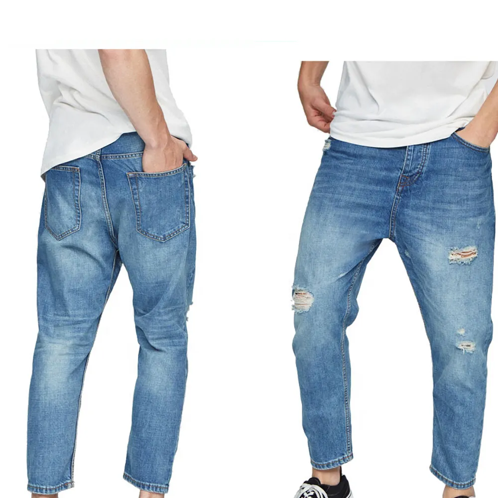 2024 Großhandel Jeans für Herren hochwertig atmungsaktiv 100 % Baumwolle Jeans für Herren bequeme Jeans Herren