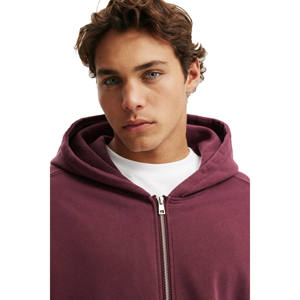 Sudadera con Capucha Casual para Hombre, 100% Algodón, con Cierre, Diseño Urbano, Hombros Caídos, Gruesa, para Invierno, Secado Rápido, Venta al Por Mayor - Product Image 4