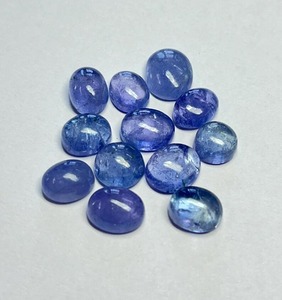 Cabochon de Tanzanite Bleue Naturelle de Qualité Supérieure, Fait Main, Gemme en Vrac de Qualité Supérieure, Vente en Gros, Gemmes Mehrajudin de Haute Précision, Thermiquement Traitées - Product Image 3