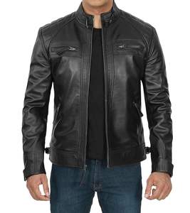 Best Selling <b>Men's</b> Cow Leather <b>Jacket</b> High Quality Long Sleeves Style - Product Image 5