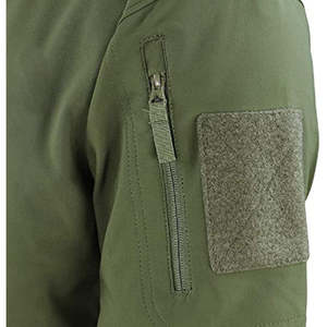 Offre spéciale, OEM, conception personnalisée, veste softshell chaude et imperméable pour hommes, grande veste d'extérieur en tissu polaire Alice bleu - Product Image 4