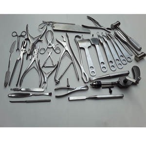 Instruments de chirurgie orthopédique avec perceuse à os scie instruments chirurgicaux 30 pièces ensemble acier inoxydable allemand de haute qualité - Product Image 1