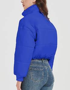 Veste en duvet de qualité supérieure à capuche pour femmes, doudoune au design personnalisé, manteau unisexe fabriqué en usine, hiver chaud en gros - Product Image 2