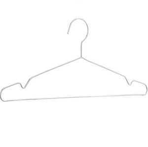 Stainless Steel <b>Clothes</b> hanger Hooks <b>Rails</b> Grooves <b>for</b> Airing Adult Metal Simple <b>For</b> Home Mall Shop Bedroom <b>Clothes</b> Hanger - Product Image 1