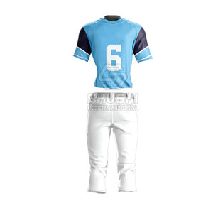Vêtements de formation de service OEM Ensembles d'uniformes de baseball Couleur et logo personnalisés de grande taille à bas prix de haute qualité - Product Image 2