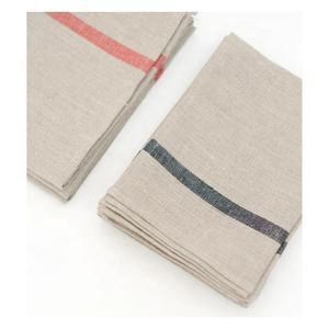 Toallas certificadas GOTS de algodón orgánico 100% de cocina de color oxidado personalizables para lavado de bodas paño de cocina de estilo gofre liso - Product Image 4