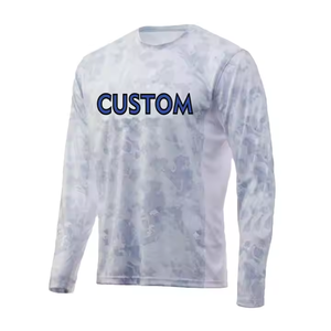 OEM pesca Jersey personalizado su propio logotipo 100% poliéster personalizado pesca al aire libre Jersey impermeable manga larga pesca Jersey - Product Image 6