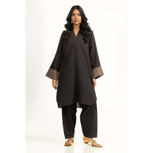 Conjunto Coordinado de Lino Teñido de Doble Capa Dobby, Conjunto Casual de 2 Piezas con Pantalones Cortos por Encima de la Rodilla, Tallas XS y XXS-IPST-55128 - Product Image 5