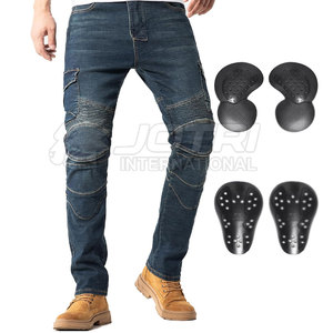 กางเกงยีนส์ขี่มอเตอร์ไซด์สำหรับผู้ชายกางเกงยีนส์ขี่มอเตอร์ไซด์สำหรับผู้ชายดีไซน์ใหม่ล่าสุดออกแบบได้ตามต้องการ - Product Image 1