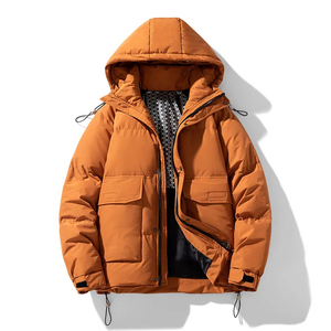 Manteau court à capuche décontracté coupe-vent, vêtements d'extérieur élégants pour les jeunes - Product Image 2