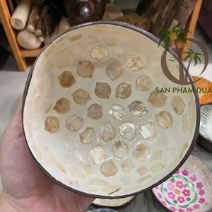 Wholesale Colorful Coconut Shell Lacquer Bowl From Vietnam Home Decoration Colored Lacquer Bowl - Product Image 2