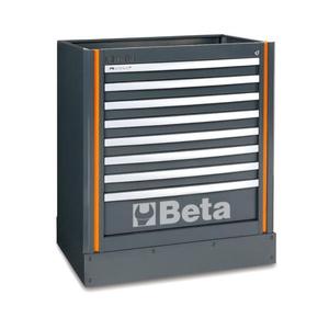 Módulo fijo BETA de 8 cajones para armarios de herramientas combinadas de equipos de taller - Product Image 1