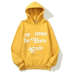 Sudaderas con capucha de lana de algodón informales personalizadas B2B con colores personalizados y estampado de hojaldre al mejor precio Sudadera con capucha de gran oferta para unisex - Product Image 5