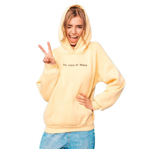 Pull à capuche et sweat-shirts à manches longues 100% coton pour femmes Logo personnalisé décontracté épaule unie délavé décoration à paillettes - Product Image 5