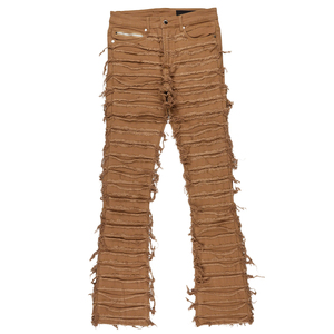 <b>Men</b> Faded Skinny Distressed <b>Jeans</b> Stylish and Durable Ripped Denim Daily Casual Wear Denim <b>Flared</b> <b>Jeans</b> Pant custom logo - Product Image 2