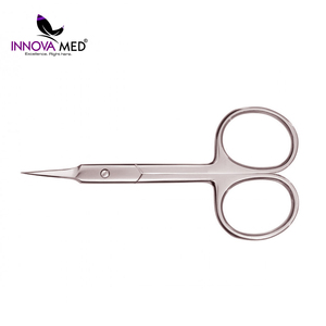 Tijeras para Cutículas de Acero Inoxidable Curvas y Duraderas, Herramienta de Belleza para Manicura, Pedicura y Salón de Belleza, por INNOVAMED INSTRUMENTS - Product Image 3