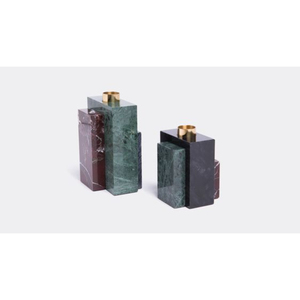 Portavelas de mármol blanco y verde, portavelas de diseño único, portavelas de mármol de alta calidad a buen precio - Product Image 5