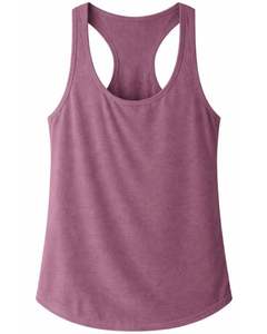 Camiseta sin mangas personalizada para mujer, color morado malva, cuello redondo, suave y elástica, informal, para entrenamiento, fitness, gimnasio, verano. - Product Image 1