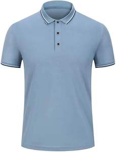 Produit en vente chaude vierge impression personnalisée broderie revers manches courtes séchage rapide hommes manches courtes homme t-shirt polo - Product Image 2