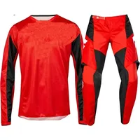 Meilleure qualité Design personnalisé Motocross Racing Suit Nouvelle mode Coupe-vent et Respirant Moto Jersey Pantalon Imprimé Suit