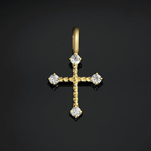 Pendentif Hip-Hop pour Homme en Alliage Plaqué Or avec Diamants CZ Style Bling Personnalisé - Product Image 2