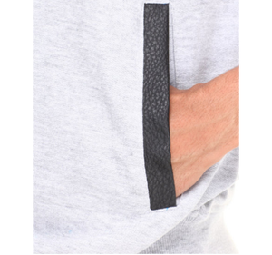 เสื้อฮู้ดแขนสั้นผ้าฝ้าย 100% ซิปหน้า แห้งเร็ว เป็นมิตรกับสิ่งแวดล้อม เหมาะสำหรับวิ่ง ออกกำลังกาย ยืดกล้ามเนื้อ และกิจกรรมต่างๆ ในฤดูหนาว - Product Image 6