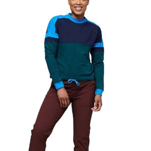 Venta al por mayor de ropa deportiva de algodón personalizada, conjunto de dos piezas, Sudadera de cuello redondo y sudadera de mujer, sudaderas transpirables para mujer - Product Image 1