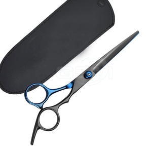 Professional New Style Right-Handed Medium Handle Lightweight Barber Scissors with Contrast Colors 4Cr13 Stainless Steel Blade - Product Image 2