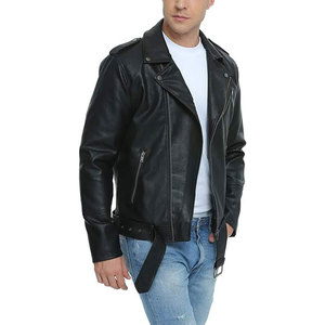Automne Hiver Plus 8XL Hommes Moto Biker Veste Vintage Style Lavé Technics Avant Logo Stand Fermeture À Glissière-Vente En Gros - Product Image 4