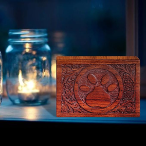 Urnes funéraires pour cendres humaines, urnes funéraires commémoratives pour cendres, arbre de vie décoratif en bois - Product Image 6